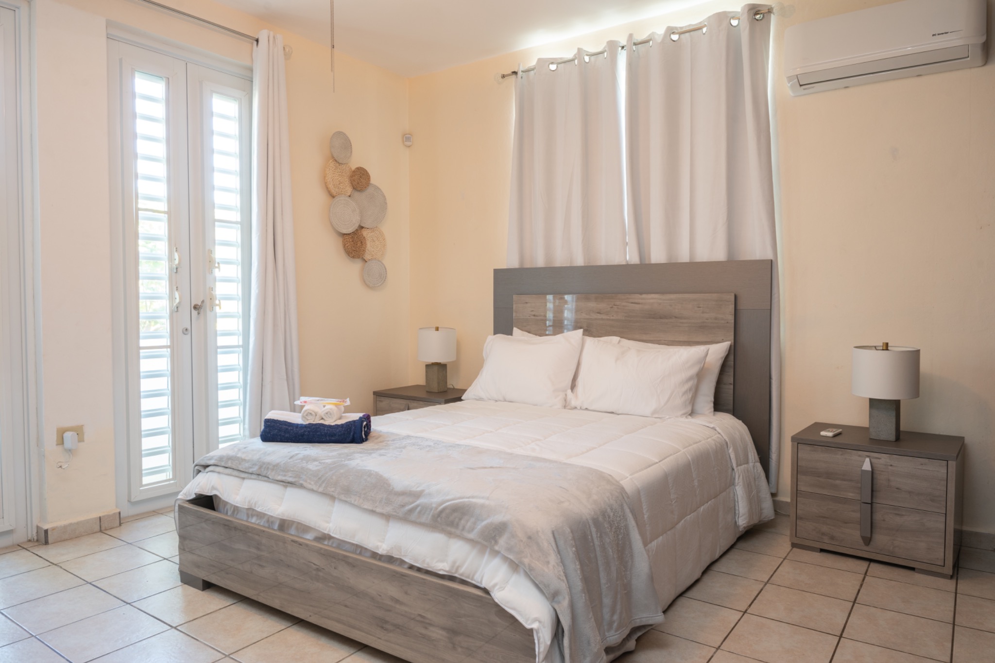 Main-floor guest bedroom
